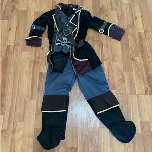Pirate Adventure Kids Costume - Black and Gray